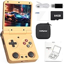Miyoo Flip V2(ブラック)(SDカードなし)(最新fw更新済み) Miyoo Flip V2 – Retro Handheld Game Console – Miyoo Mini V2